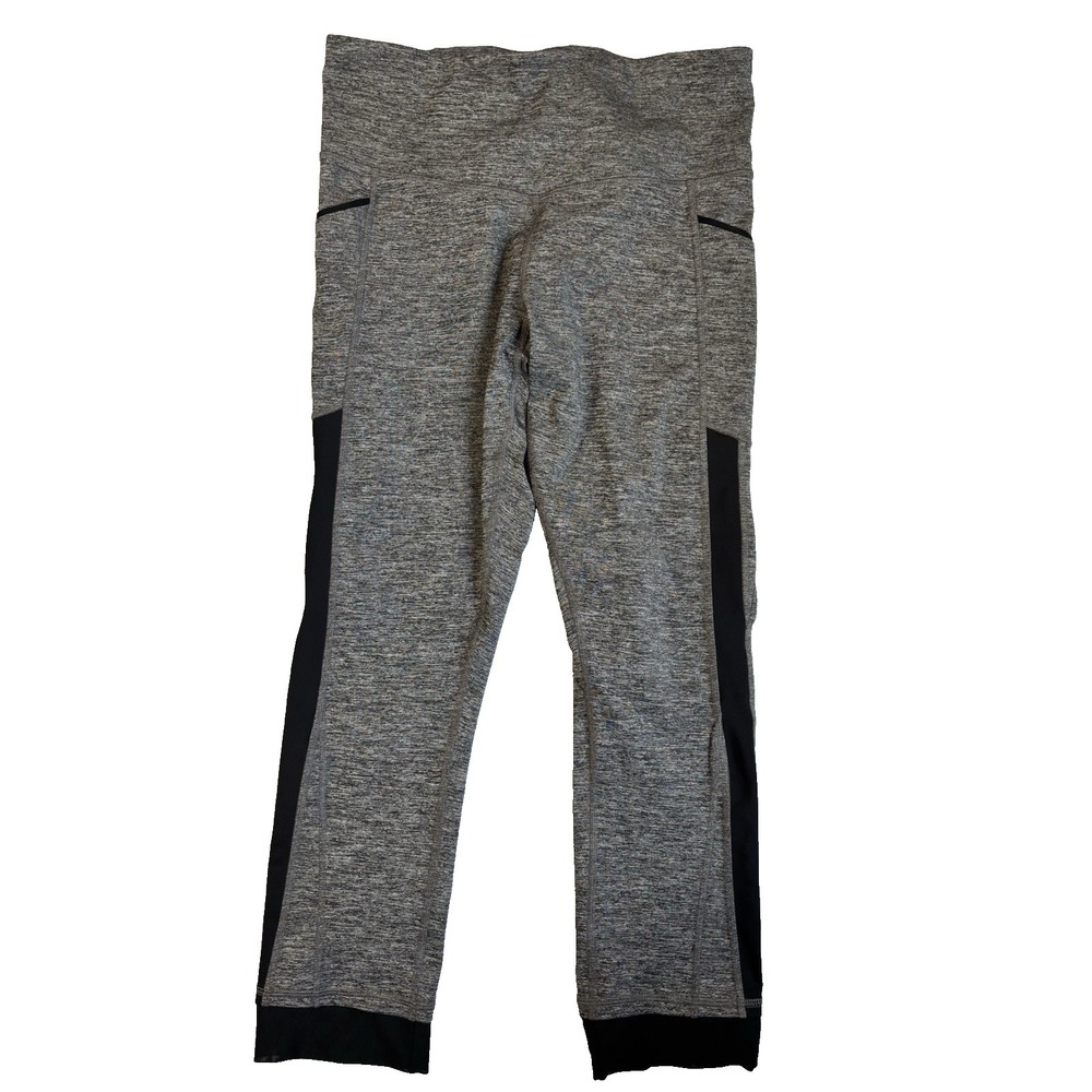 Champion Women's XL Heathered Gray Workout Performance Leggings Gym Active‎